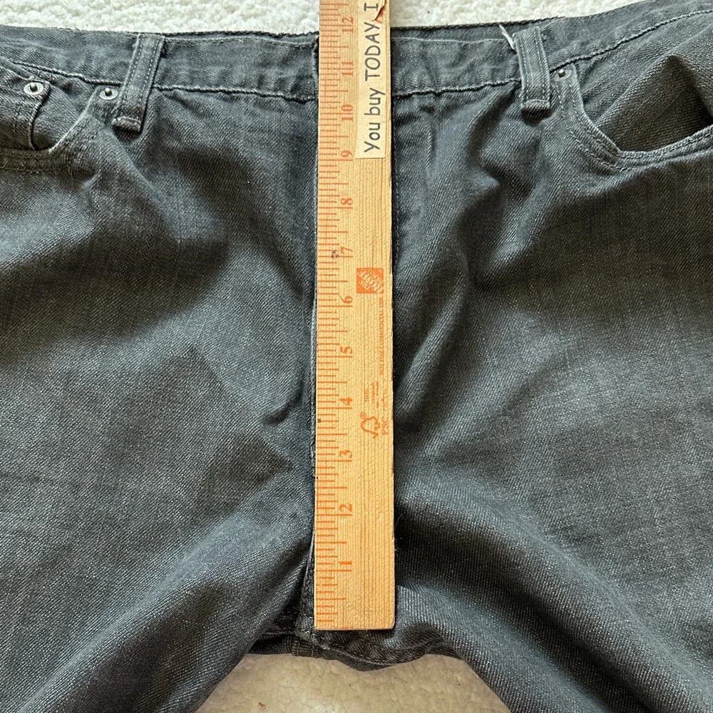 Levi's 569 Loose Straight Fit jeans in a black/gray wash Mens size W40 L32